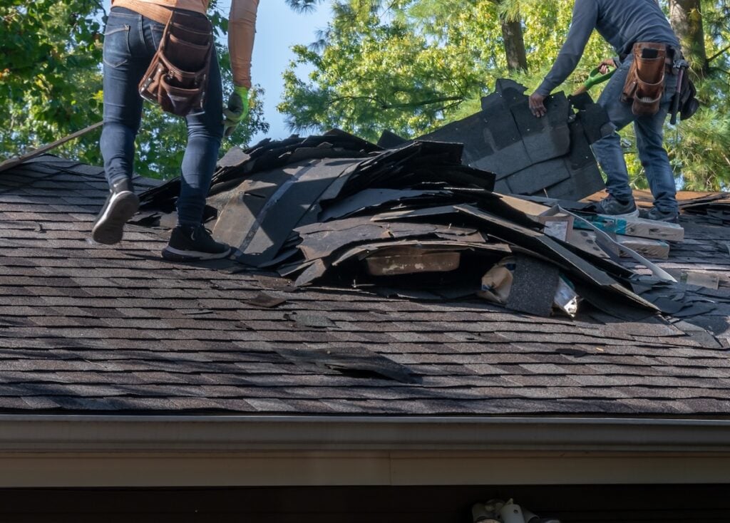storm damage debris removal