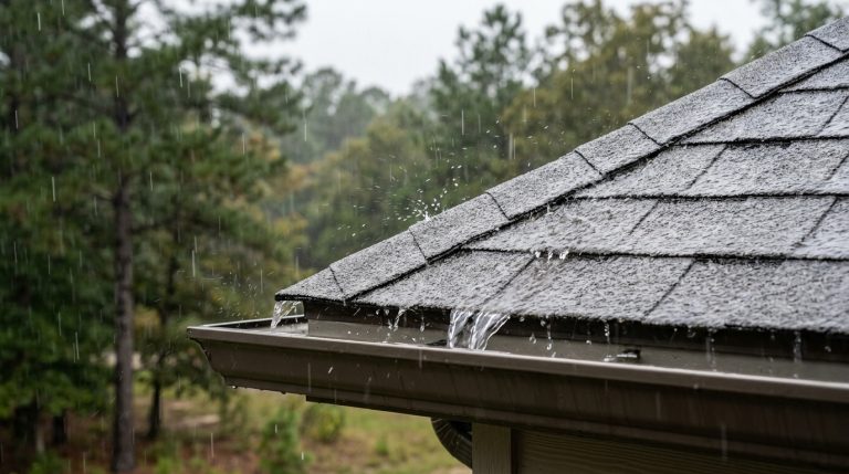 Is it normal for a roof to leak in heavy rain?