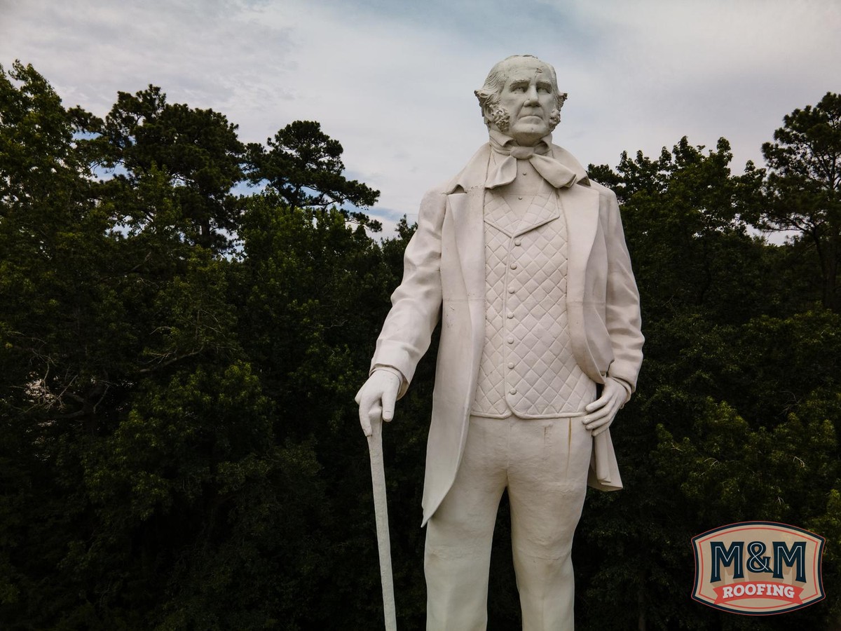 Sam Houston statue, A Tribute to Courage, in Huntsville, Texas